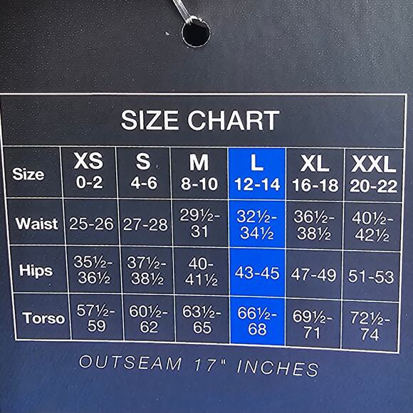 Speedo Women's Lightweight Swim Skort "Blue Palms" NWT Size Large - Picture 10 of 12